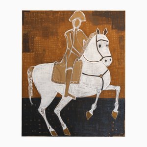 Rubins Johannes Spaans, Equestrian Portrait of Ferdinand VII, 2025, Oil on Linen Canvas