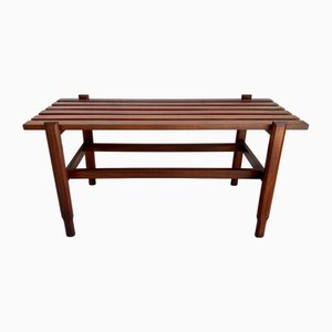 Mid-Century Bank aus Teak, 1950er