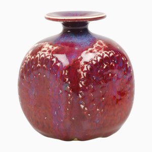 Vintage Stoneware Vase by Stig Lindberg for Gustavsberg, 1970s