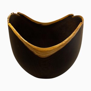 Wooden Bowl in Laburnum by Hans Henning Pedersen