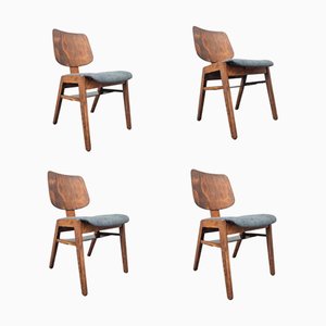 Sillas de comedor Mid-Century modernas de Cees Braakman para Raak, años 60