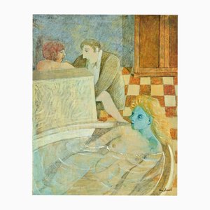 Alberto Gallerati, The Innocence, 1980s, Oil Painting