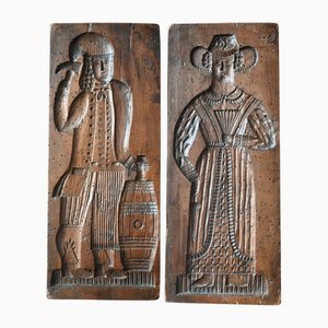 Moule à Pain d'Épice à Double Face, 19ème Siècle