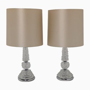 Murano Glass Lamps from Porta Romana, Set of 2