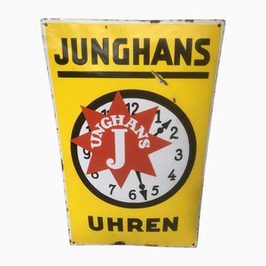 Vintage German Enamel Advertising Sign, 1920