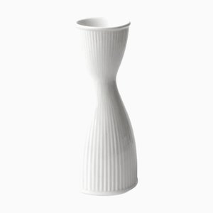 Vintage White Vase by Stig Lindberg for Gustavsberg, 1960