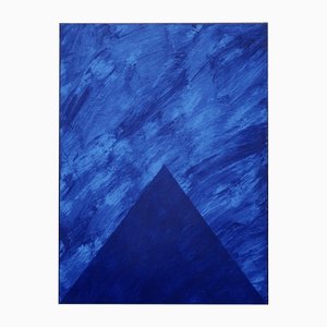 Gilbert Swimberghe, Komposition, Öl auf Papier auf Holz, 1997