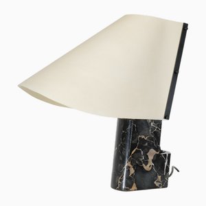 Lámpara de mesa italiana vintage de mármol de Stilnovo, años 70