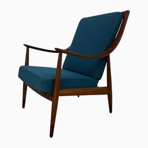 Mid-Century F145 Lounge Chair by Peter Hvidt & Orla Mølgaard Nielsen for France & Søn / France & Daverkosen, Denmark
