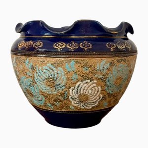 Jardinera antigua de Royal Doulton, 1900