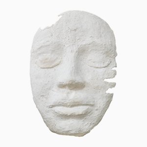 Große Maske, 1970er, Gips