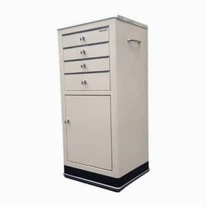 Metal Dentist Instrument Cabinet by Hansen, 1950s