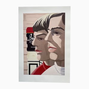 Alex Katz, Scott and John, Frieder Burda Exhibition Poster, Germany, 1966 / 21st Century