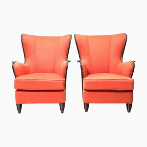 Poltrone di Osvaldo Borsani, anni '30, set di 2