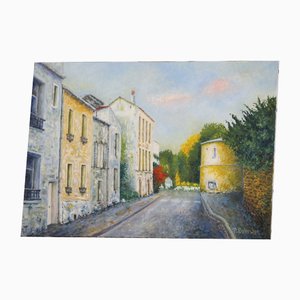 Artiste Français, Marnes La Coquette, 2000s, Huile sur Toile