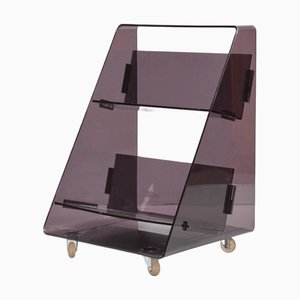 Black Acrylic Book Caddy by Louis De Bernieres for Habitat Vip Collection, 2002