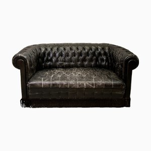 Leather Sofa from Fornasetti, 1960s