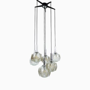 Kaskadenlampe mit 6 Leuchten von Richard Essig, Deutschland, 1970er