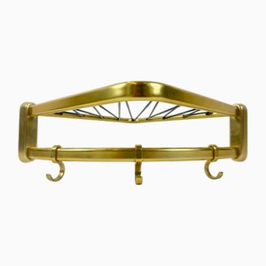 Mid-Century Modern Garderoben- und Hutablage aus Aluminium & Messing, 1960er