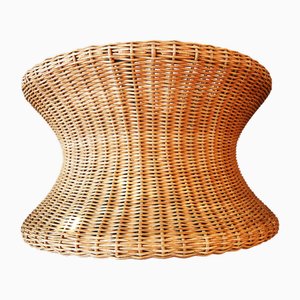 Juttu Stool in Rattan attributed to Eero Aarnio for Asko, 1960s