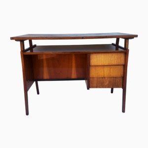 Small Mid-Century Modern Desk, 1950s-1970s
