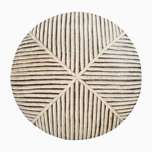 Runder Vintage Zulu Schild, 1990er