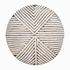 Runder Vintage Zulu Schild, 1990er