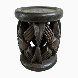 Vintage Spider Bamileke Stool, 1950s