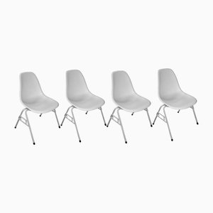 Sedie vintage in plastica di Charles & Ray Eames per Vitra, 2003, set di 4