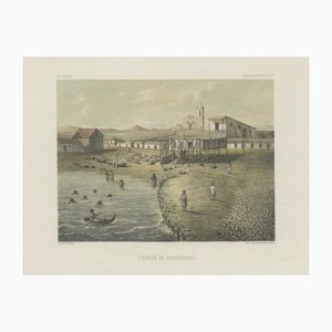 Mariano Felipe Paz Soldán, Puerto de Huanchaco, 1865, Lithographie auf Papier