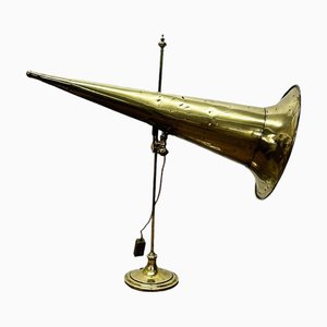 Antique Adjustable Converted Horn Lamp