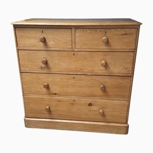 Victorian Pine Chest of Drawers, 1800s