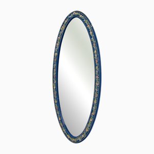 Oval Wooden Painted Alentejano Mirror