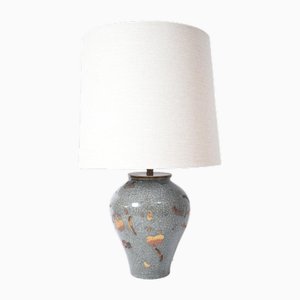 Chinese Celadon and Gold Lamp, 19th Century