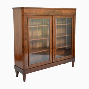 Louis XVI Style Mahogany Bookshelves Cabinet, 1940s