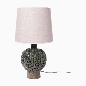 Melides Green and Black Terracota Lamp by Barracuda Interiors