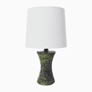 Kasaï Green Rope Ceramic Lamp by Barracuda Interiors