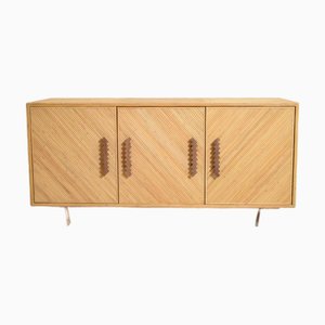Arrabida Rattan and Walnut Sideboard by Barracuda Interiors