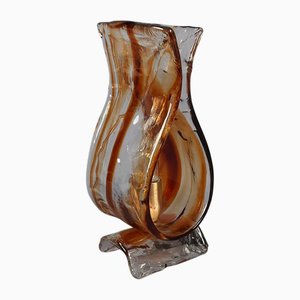 Modern Wavy Murano Glass Table Lamp form La Murrina, 1970s