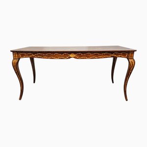 Inlaid Wooden Table, 1950s