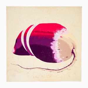 Armando Testa, Rapanello, Sechsfarben-Siebdruck, 1980er