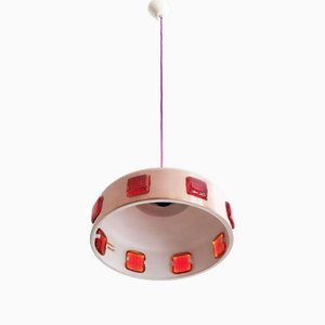 Swedish Space Age Pendant Light attributed to Erik Höglund, 1960s