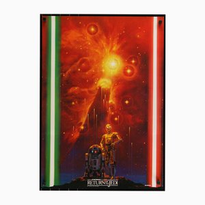 Poster Il ritorno dello Jedi attribuito a Noriyoshi Ohrai, Giappone, 1983