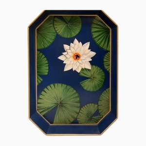 Rectangular Tray in Lacquered Metal by Les Ottomans