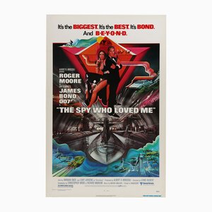 Poster di James Bond La spia che mi amava, USA, 1977