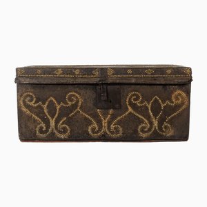 Commode en Cuir, Espagne, 17ème Siècle