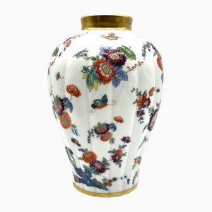 Porcelain Vase with Heron, Flower & Butterfly Motif from Thomas Bavaria, 1990s