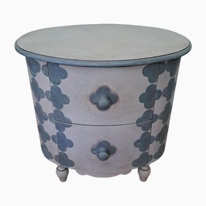 Rounded Lacquered Side Cabinet