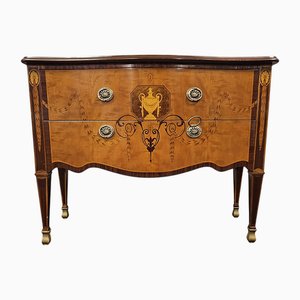 Two-Drawer Wooden Chest of Drawers