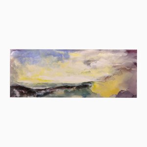 Peter M. Hicks, Scaling Dam, North Yorkshire Landscape, 1980s, Oil on Canvas, Framed